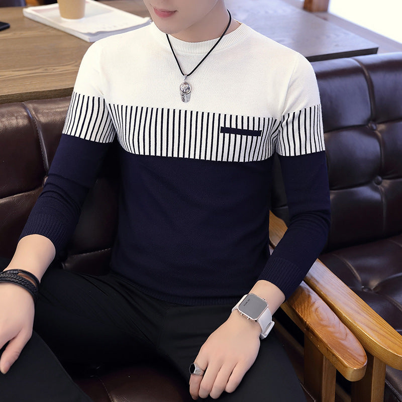 Pull Homme Coupe Slim Color Block