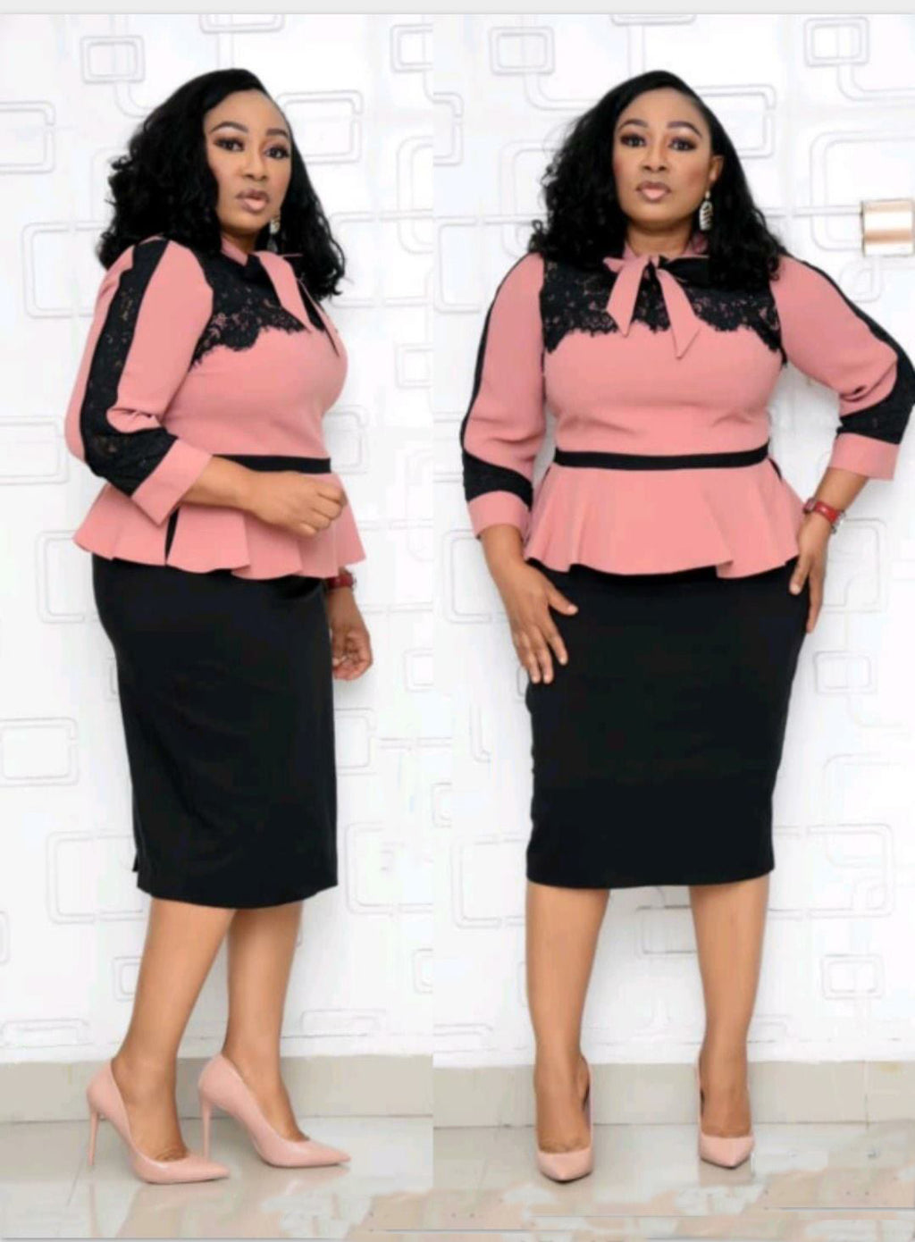 Robe à lacets et nœuds