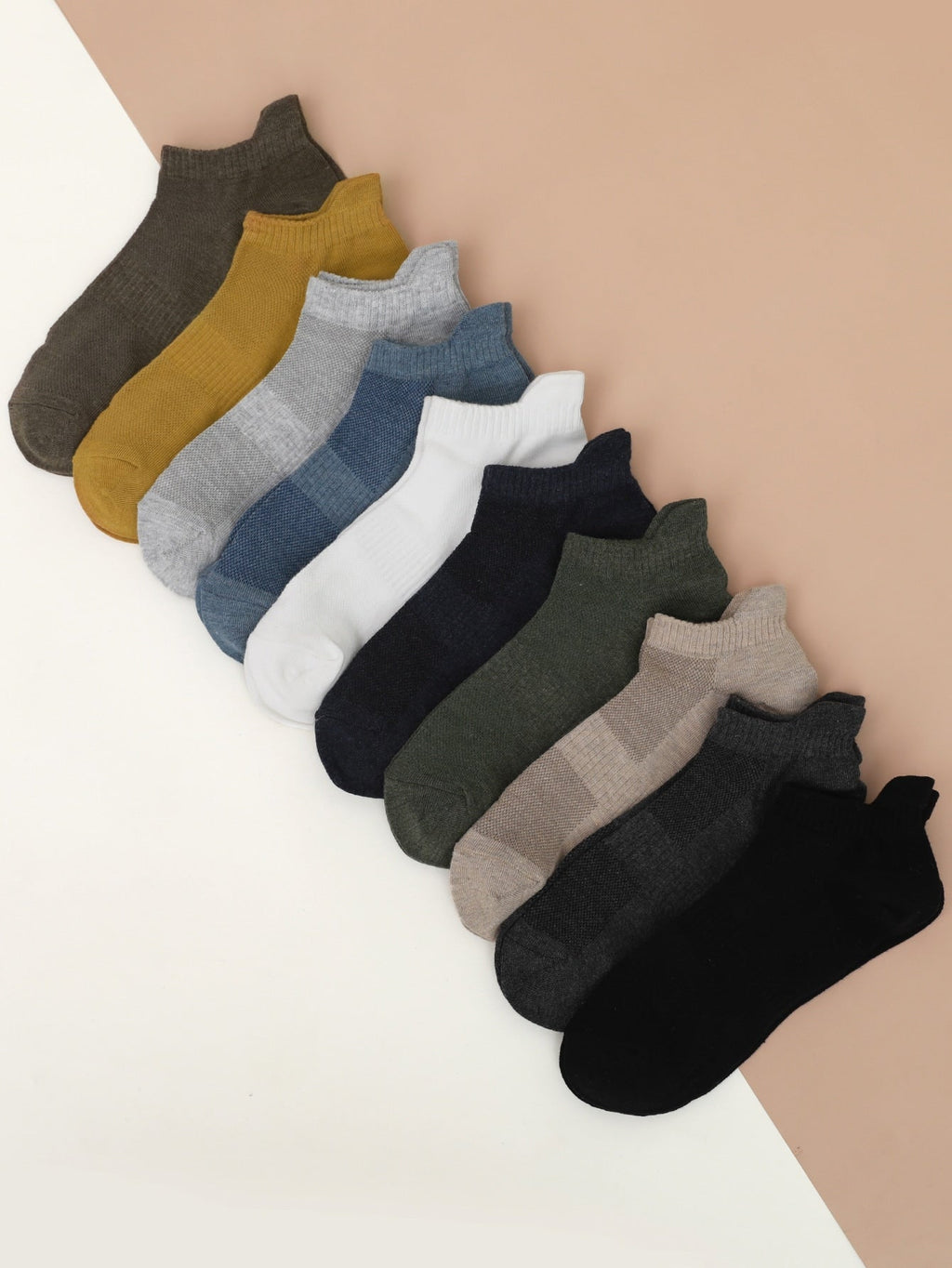 10 paires de chaussettes creuses pour hommes