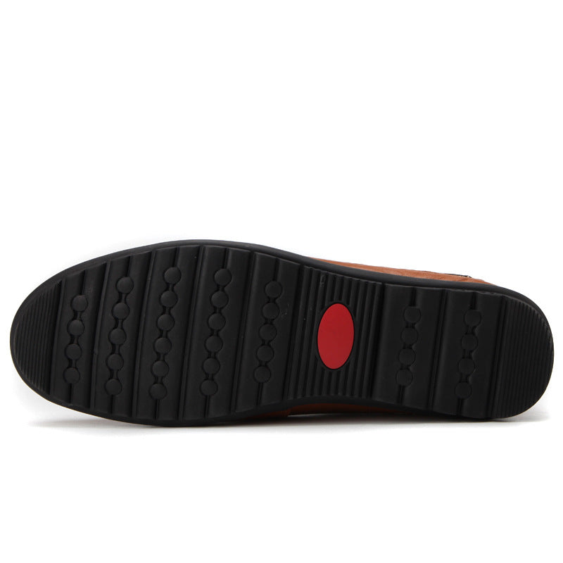 Chaussures décontractées à enfiler à fond plat pour hommes