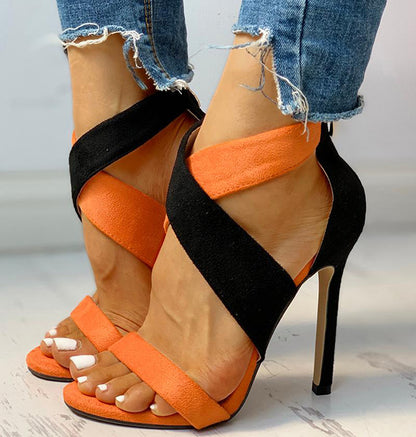 Women Fashion Color Matching Sandals