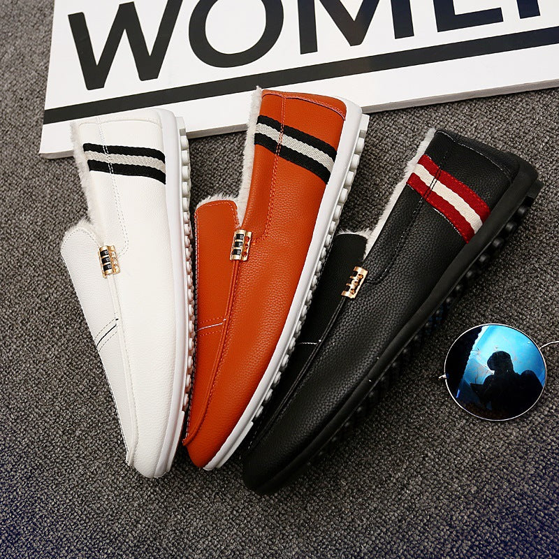 Chaussures décontractées à pois pour hommes à la mode