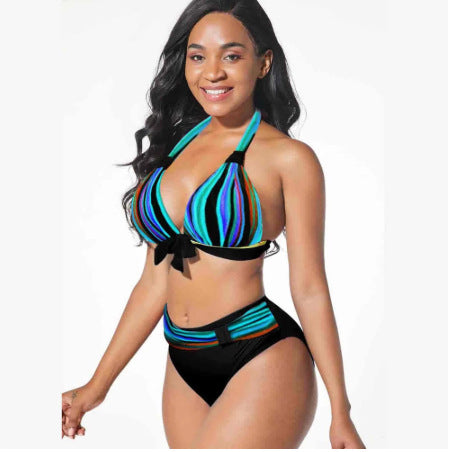 Digital Printed Split Bikini