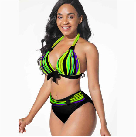 Digital Printed Split Bikini