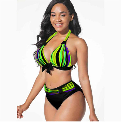 Digital Printed Split Bikini