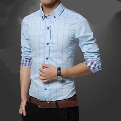 Men Business Casual Shirt