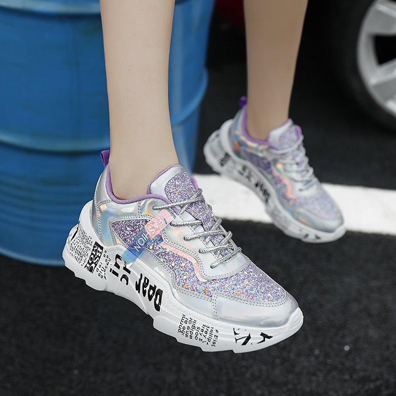 Women's Sports And Leisure Platform Height Increase Shoes