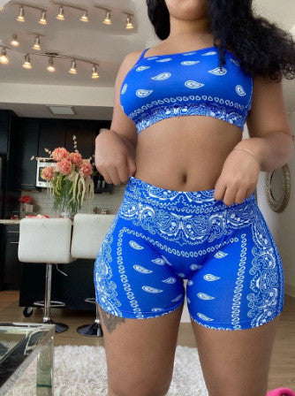 Women Printed Sportswear Suit