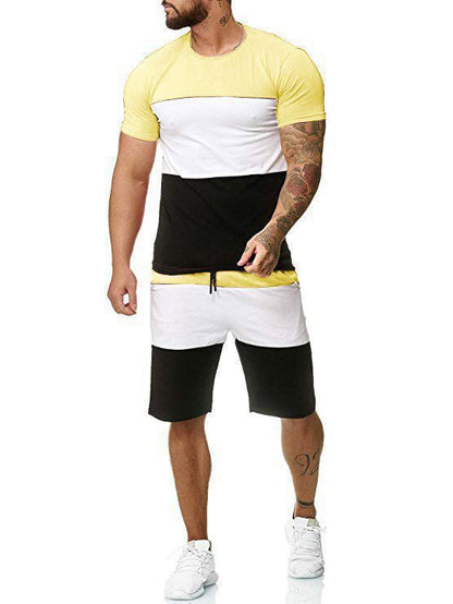 Sports de plein air et loisirs couleur assortie T manches hommes costume