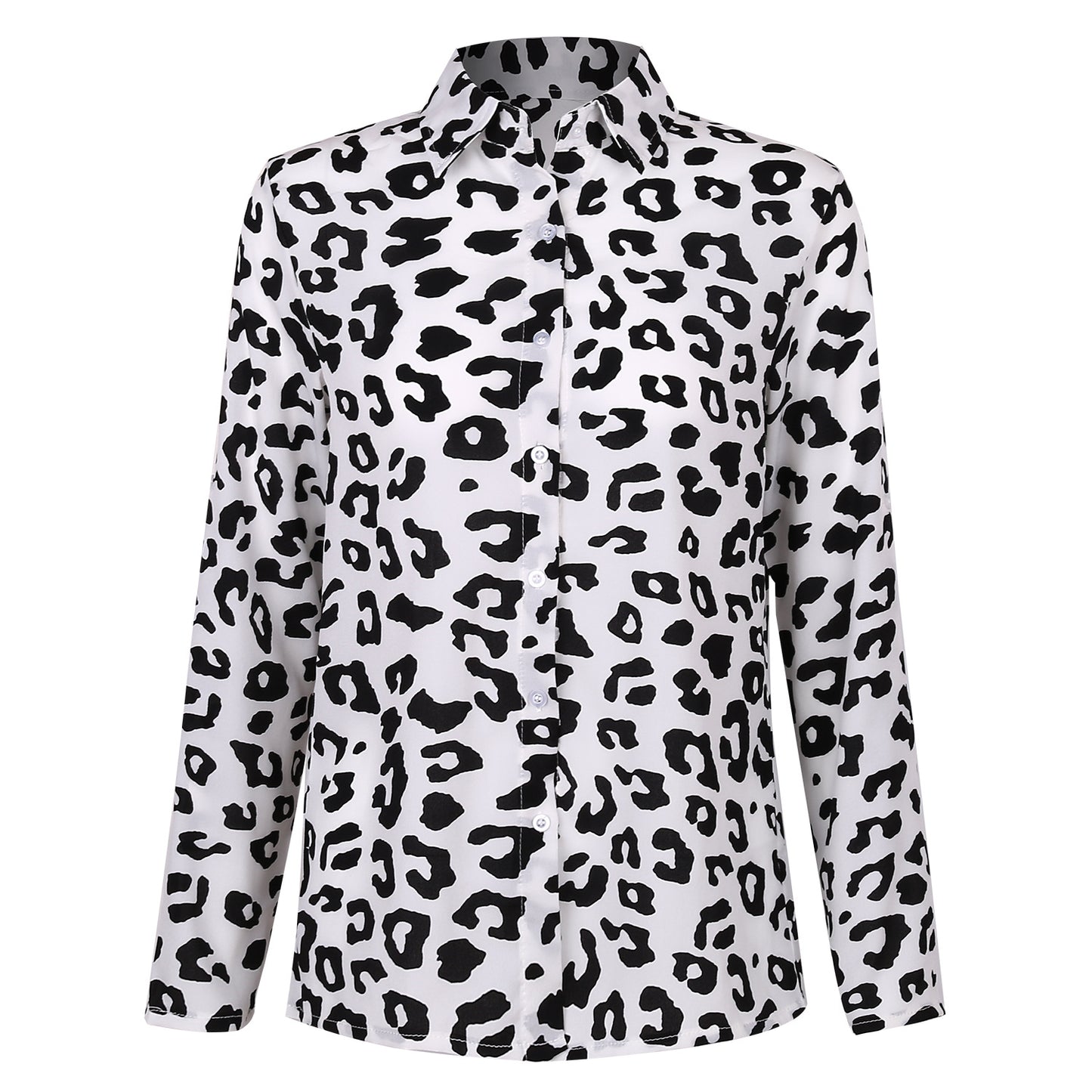 New Printed All Match Shirt Women Slim Slimming Shirt