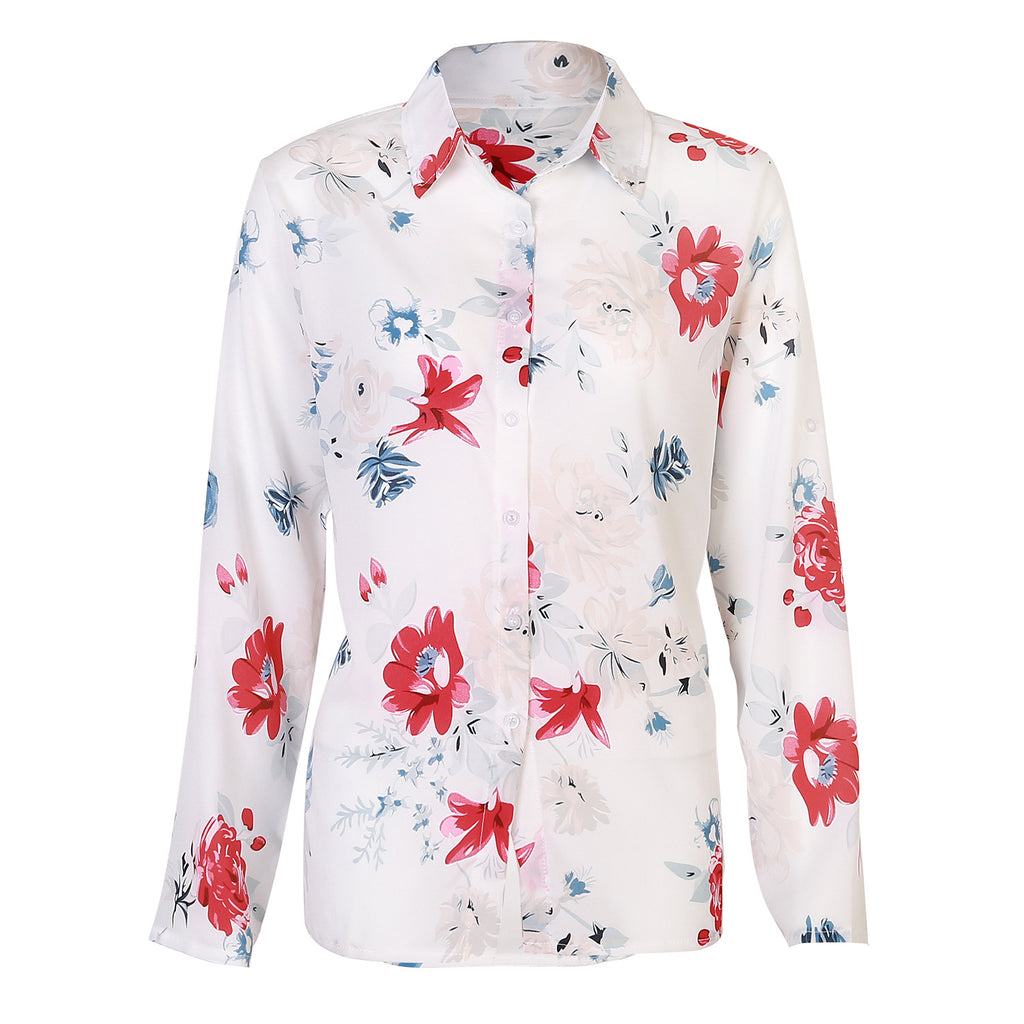 Nouvelle chemise imprimée All Match pour femme