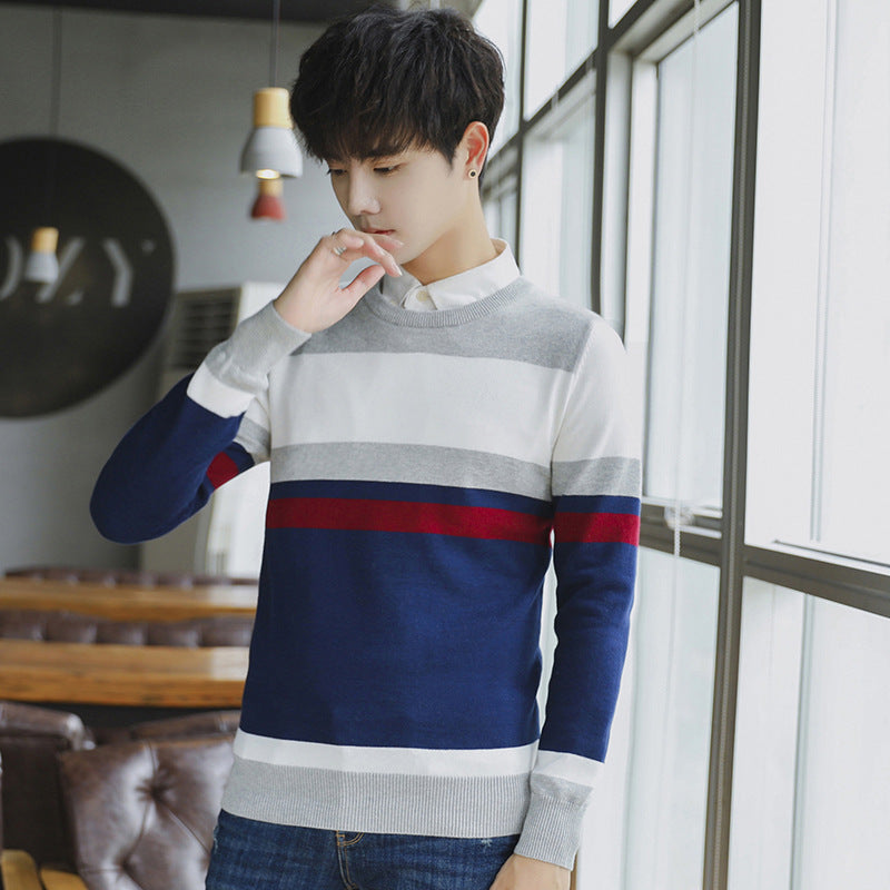 Casual Round Neck Pullover Sweater