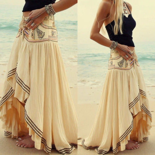 Creative Stitching Irregular Dovetail Skirt