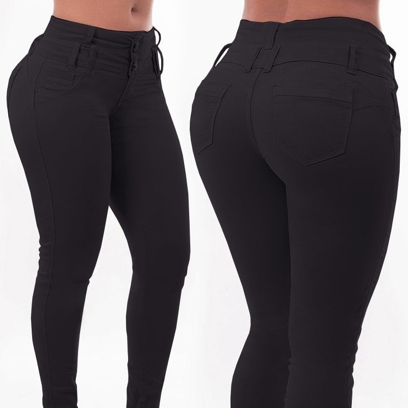 Pantalones de mezclilla casuales de moda para mujer