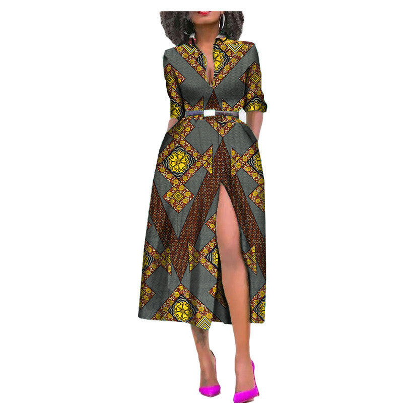 Women Short Sleeve Cotton Casual Dress