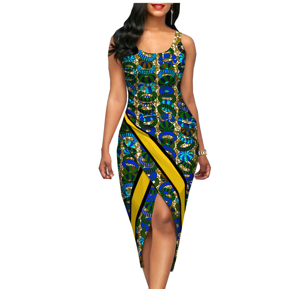 Robe décontractée de style africain pour femmes