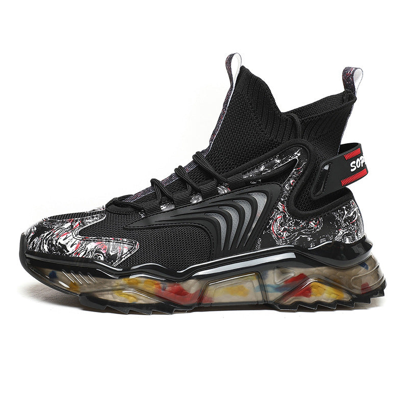 Zapatillas de baloncesto de malla con mosca informales