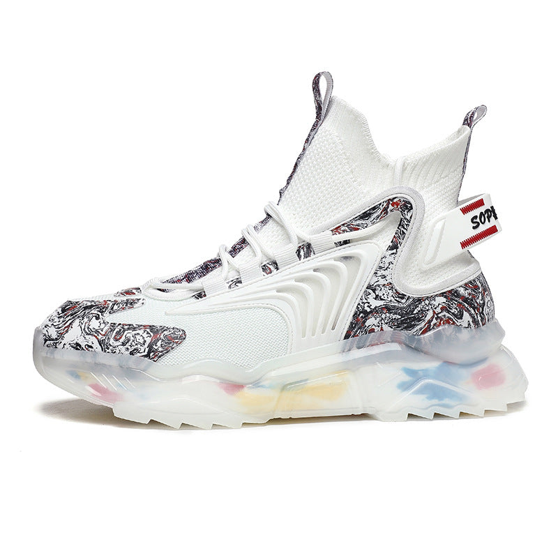 Zapatillas de baloncesto de malla con mosca informales