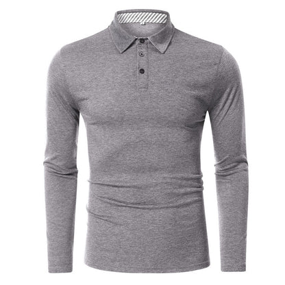 Polo à manches longues pour homme