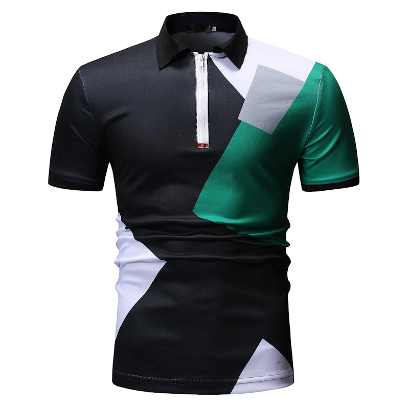 Men Short Sleeve Polo T Shirts Plus Size Men