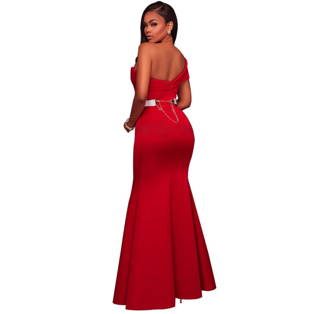 Party Maxi Red Dress