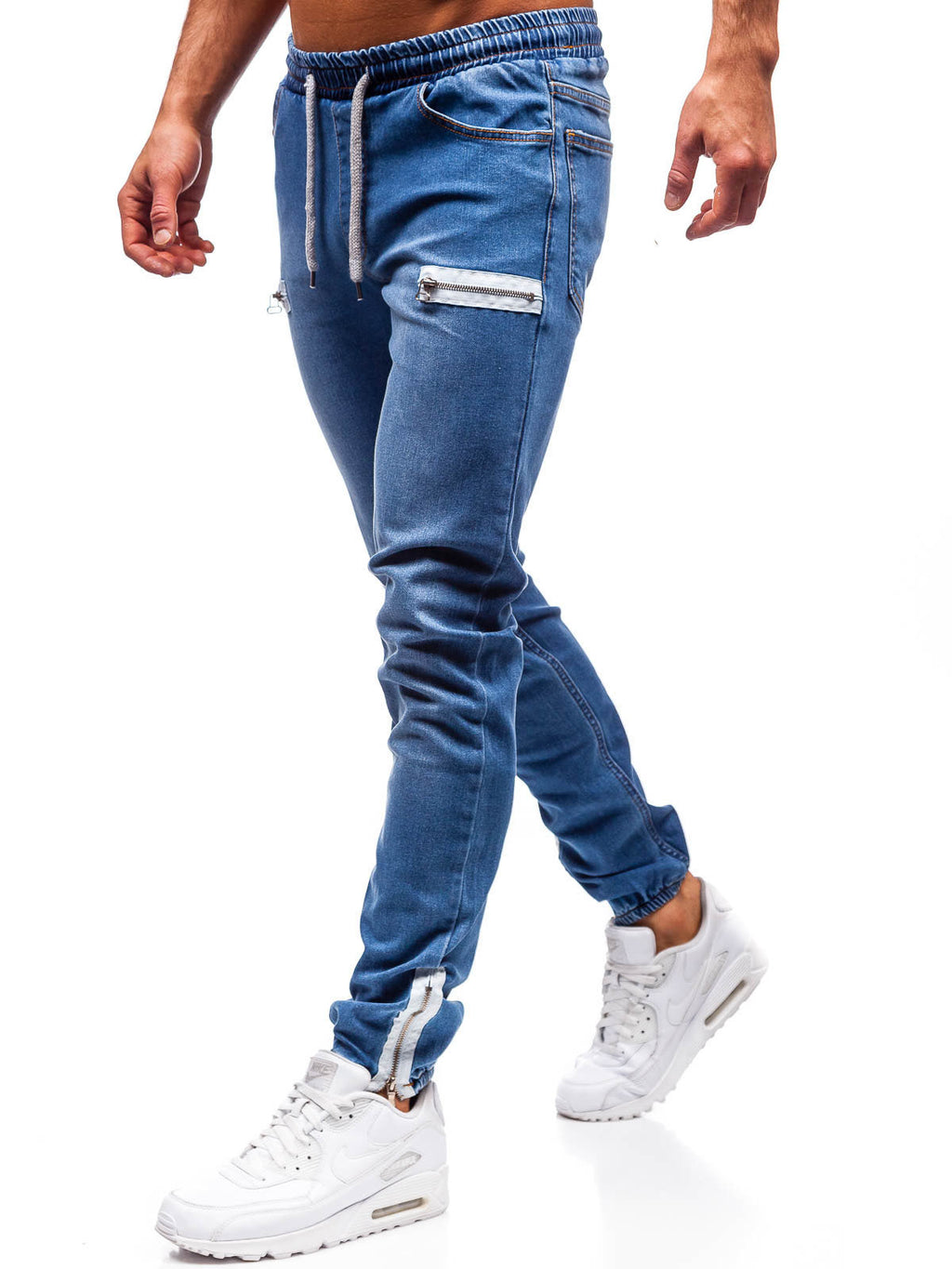 Jeans de sport en denim pour hommes