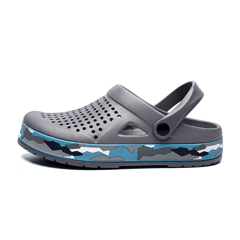 Mens Garden Clogs Mules Anti-Slip Water Shoes Breathable Sandals Outdoor Beach Shower Slippers