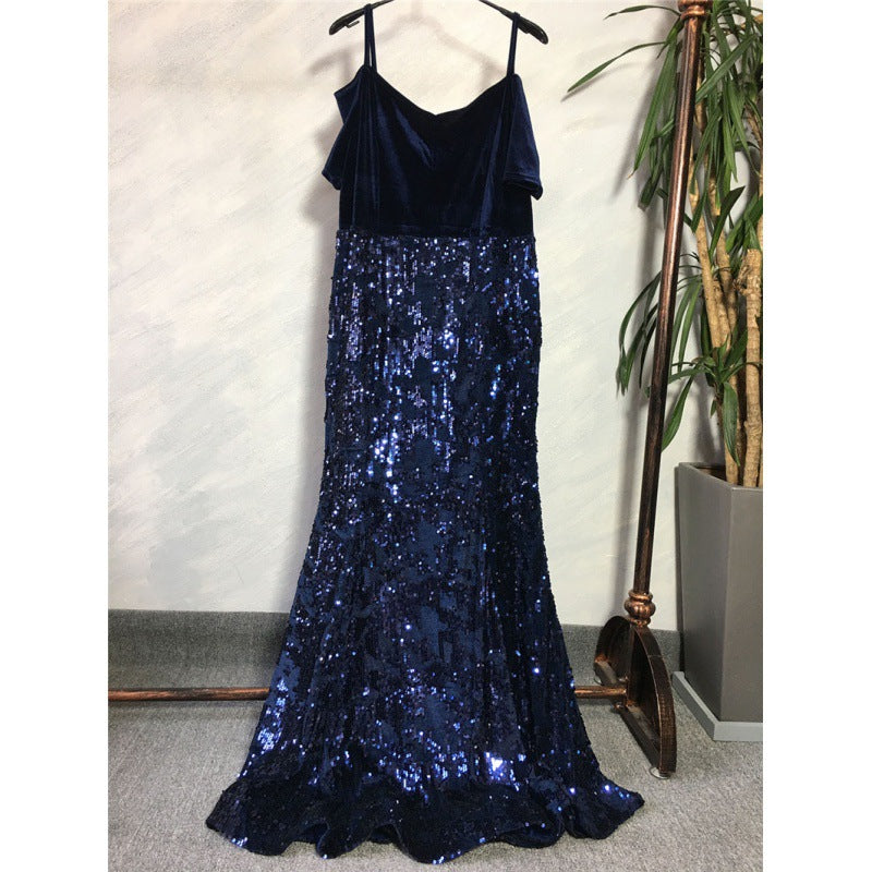 Robe de soirée à paillettes