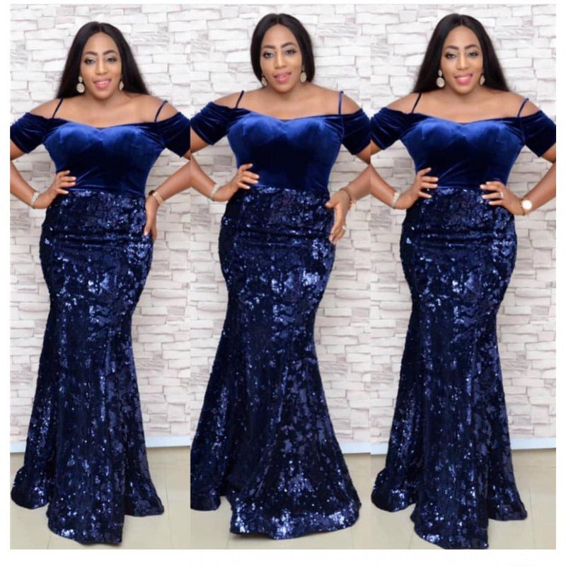 Robe de soirée à paillettes