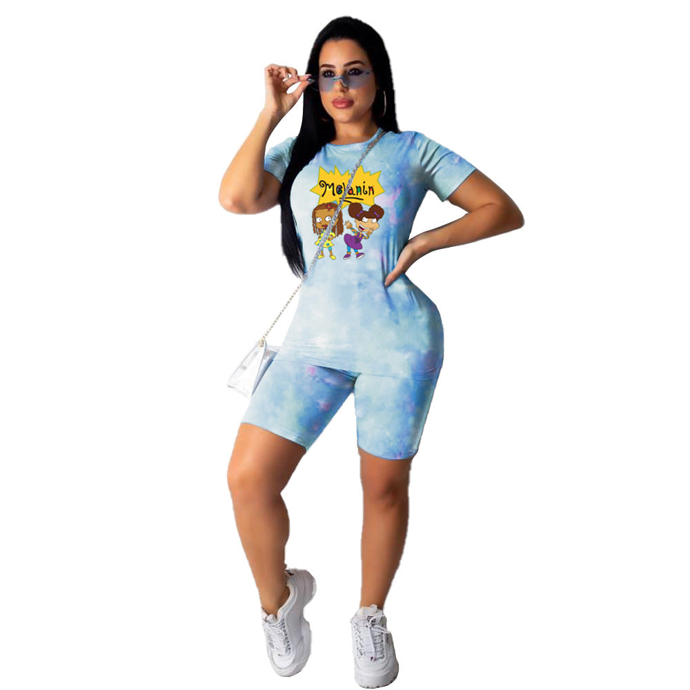 Tailleur Pantalon Tempérament Imprimé Sans Manches