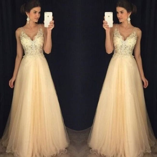 Robe de soirée en dentelle pour femme