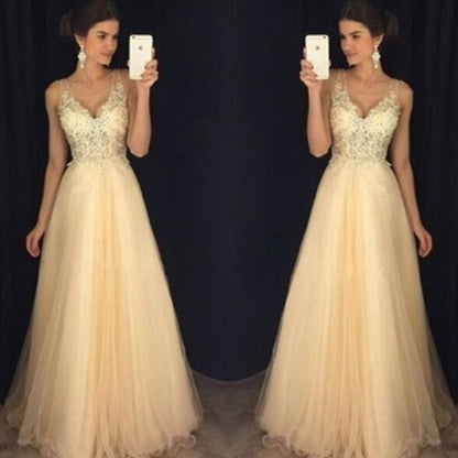 Women Evening Gown Wedding Lace Dress