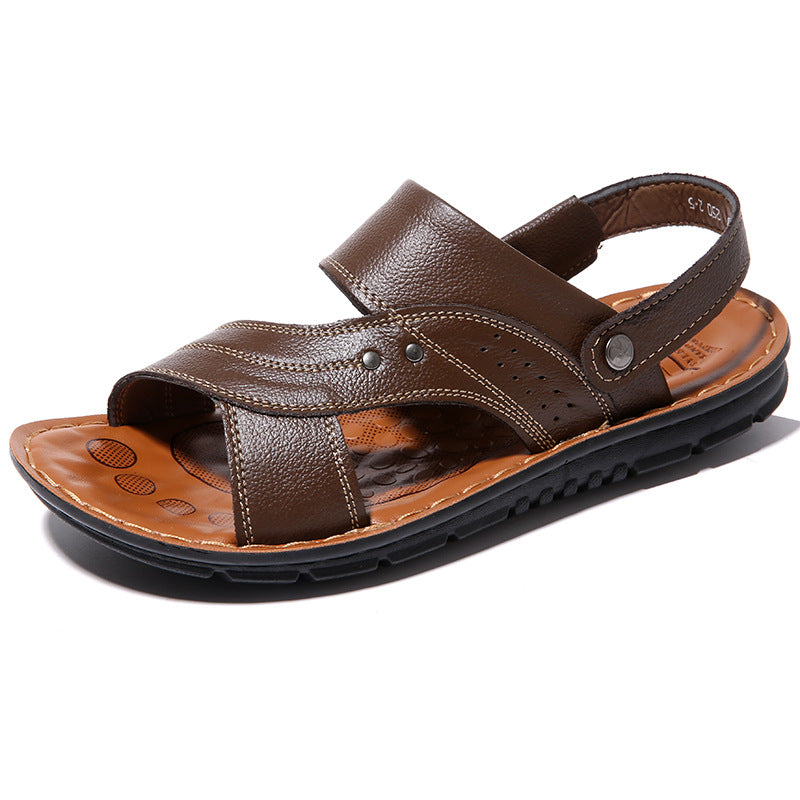 Sandalias transpirables de moda retro para hombre