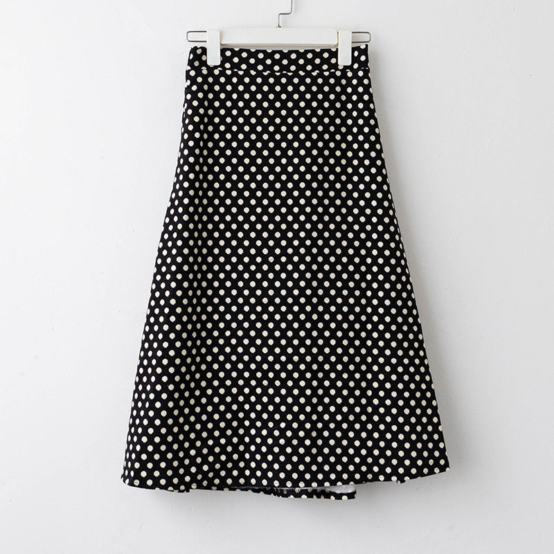 Polka dot skirt