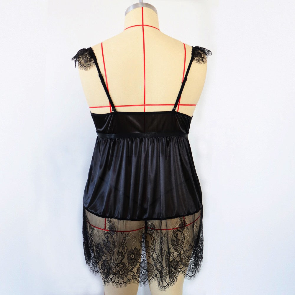 Tirantes de encaje con perspectiva sexy