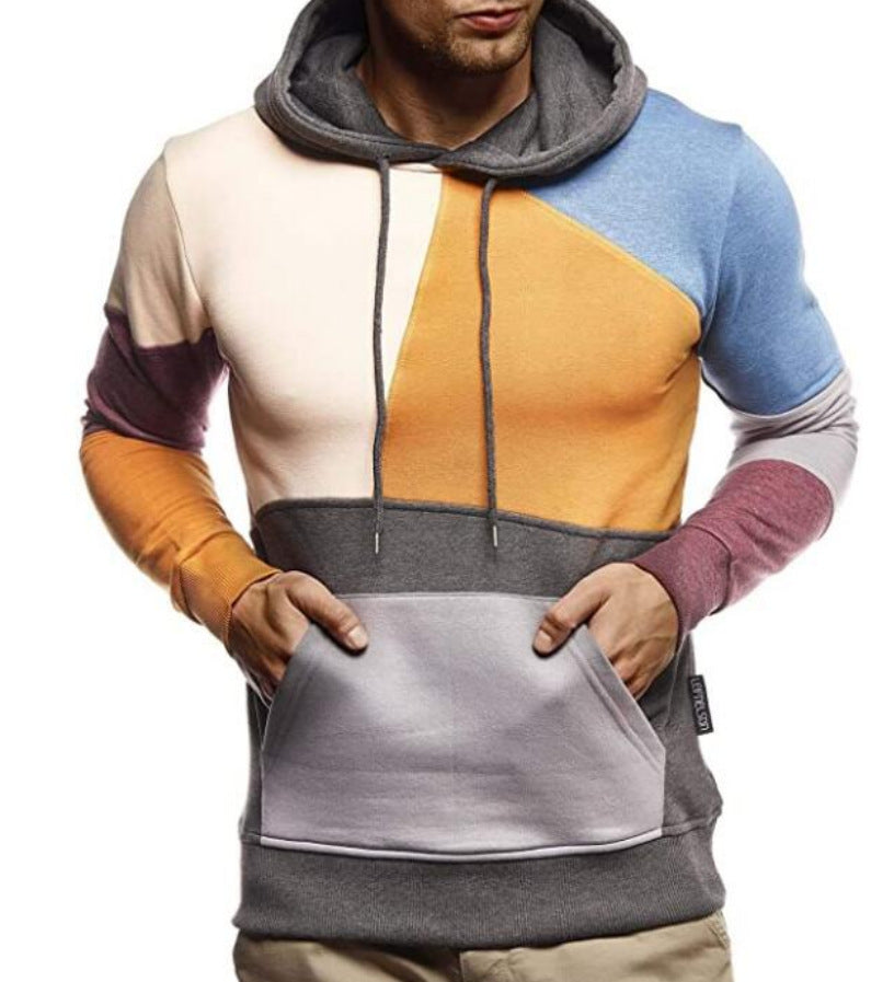 Men Hooded Casual Pull Over