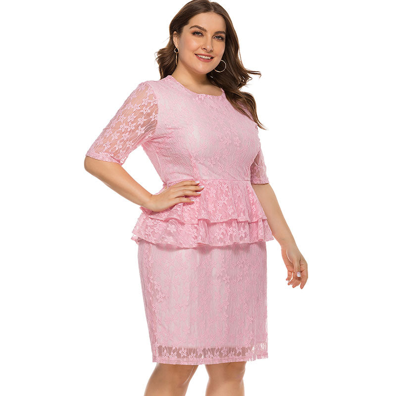 Femmes Pleine Dentelle Robe