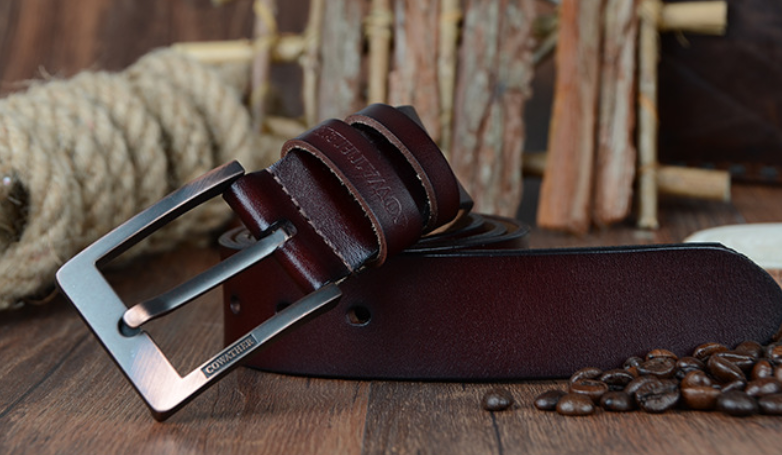 Ceinture en cuir pour hommes