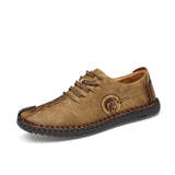 Men's British retro casual lace-up shoes