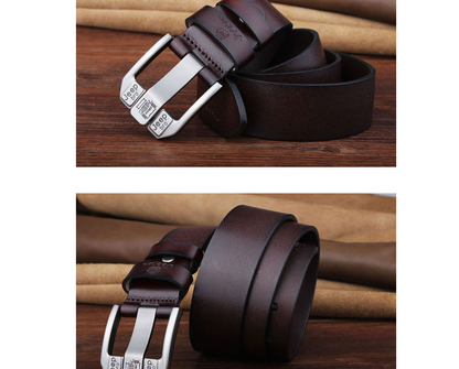 Ceinture en cuir de vachette