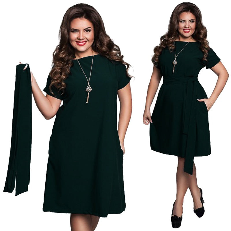 Robe décontractée grande taille pour femmes