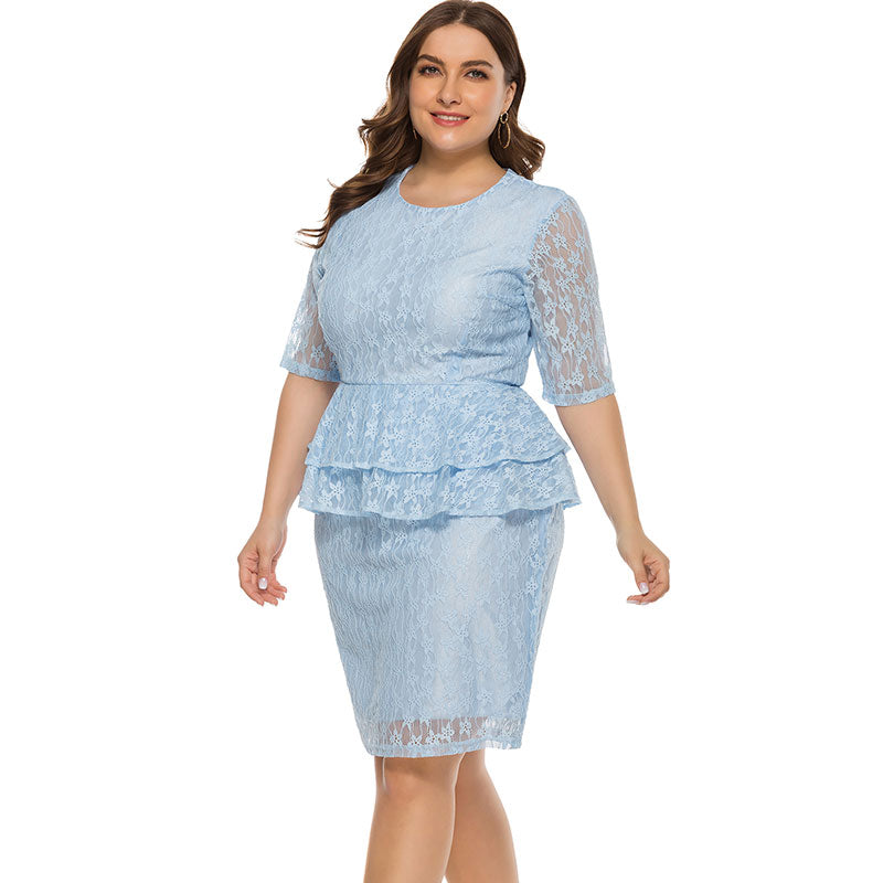 Femmes Pleine Dentelle Robe