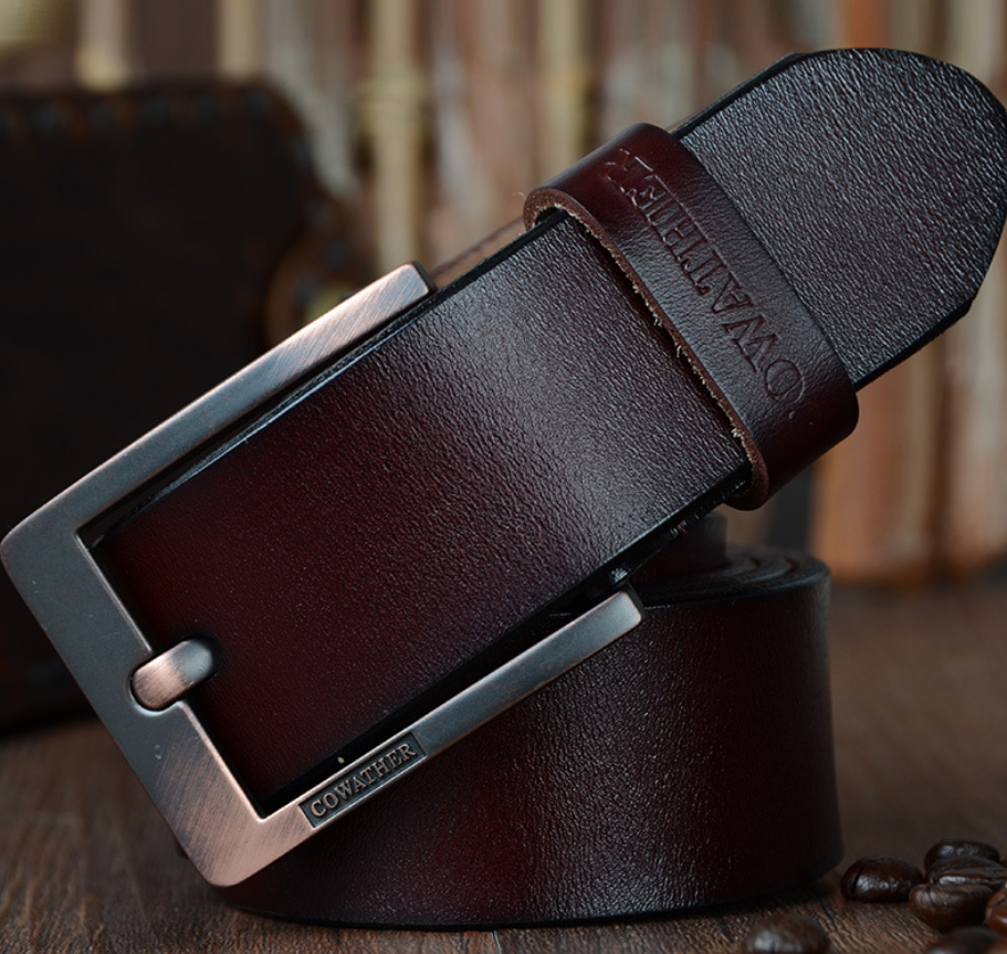 Ceinture en cuir pour hommes