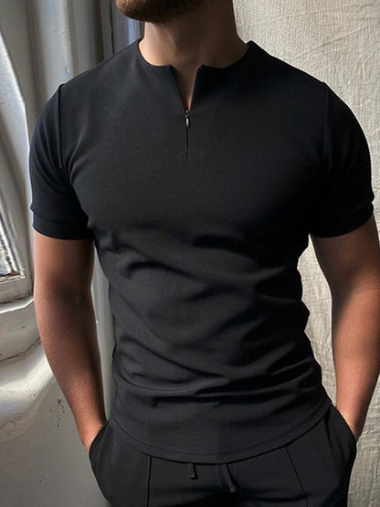 Men Short-Sleeved Polo Shirt