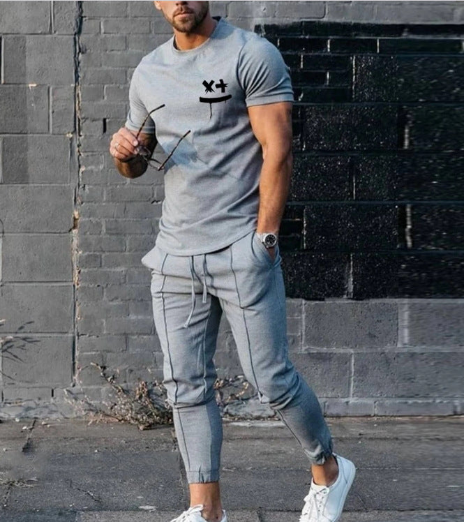 Traje deportivo de manga corta para hombre