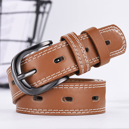 Ceinture homme et femme à deux lignes