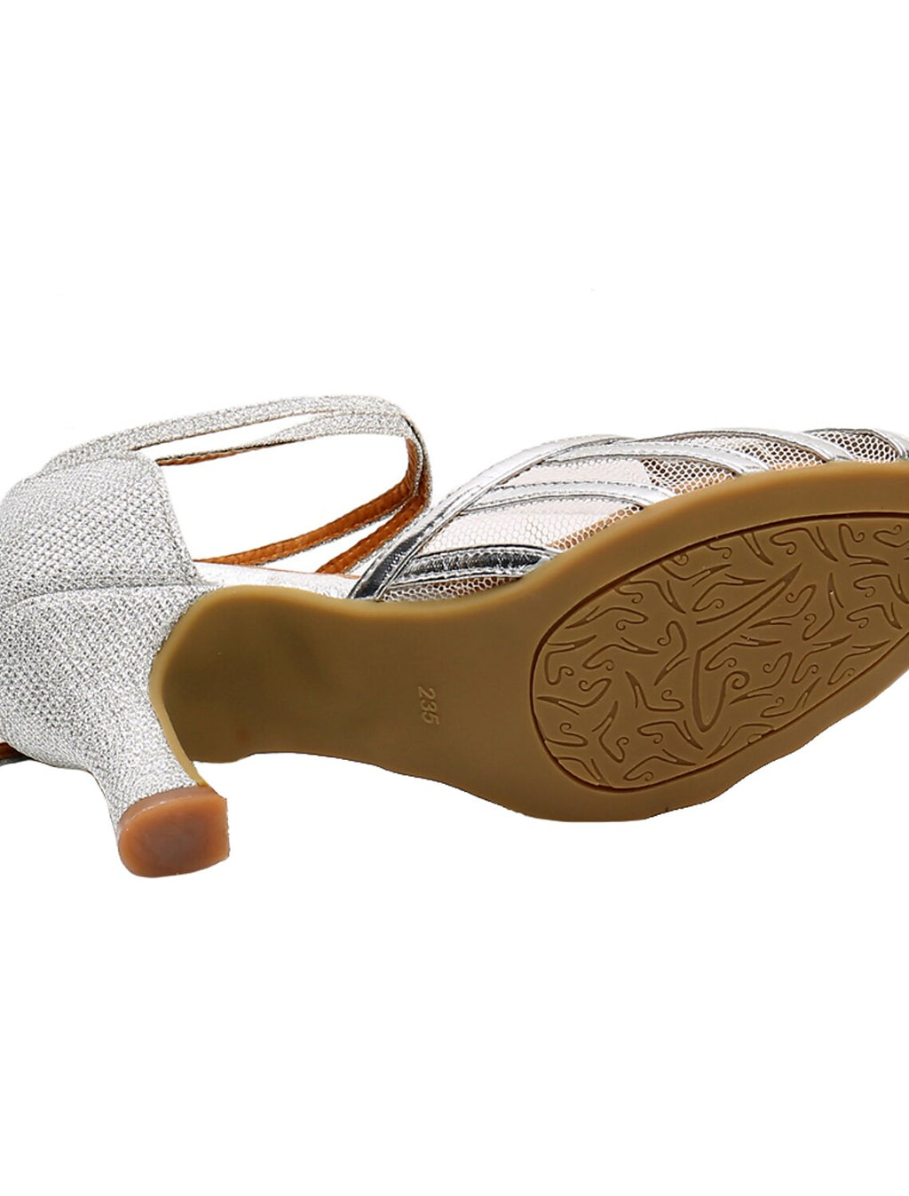 Zapatos de baile de tacón medio para mujer