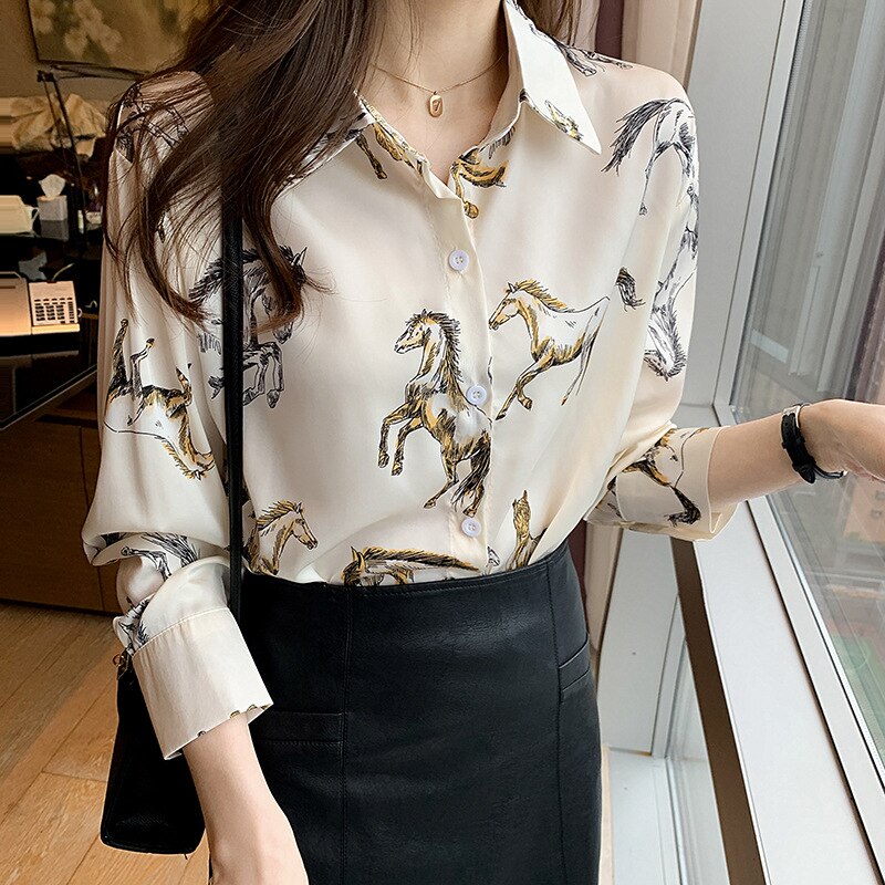 Chemise Imprimé Animal Femme