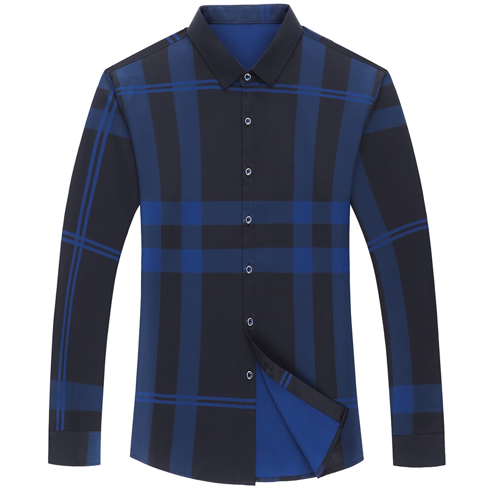 Camisa a rayas de diseñador de marca para hombre