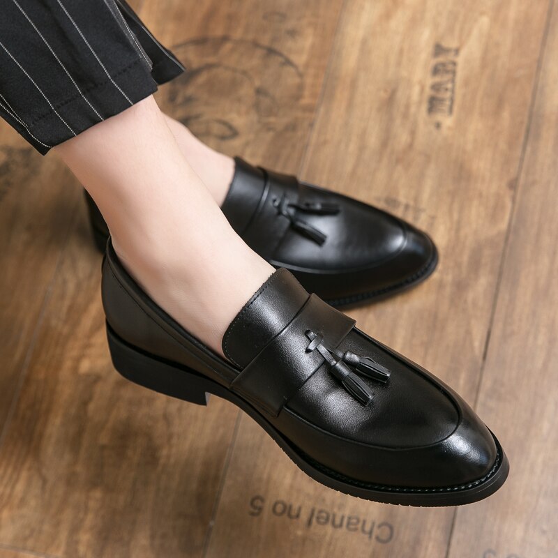 Spring Fashion Men Party And Wedding Loafers Italian Style Shoes